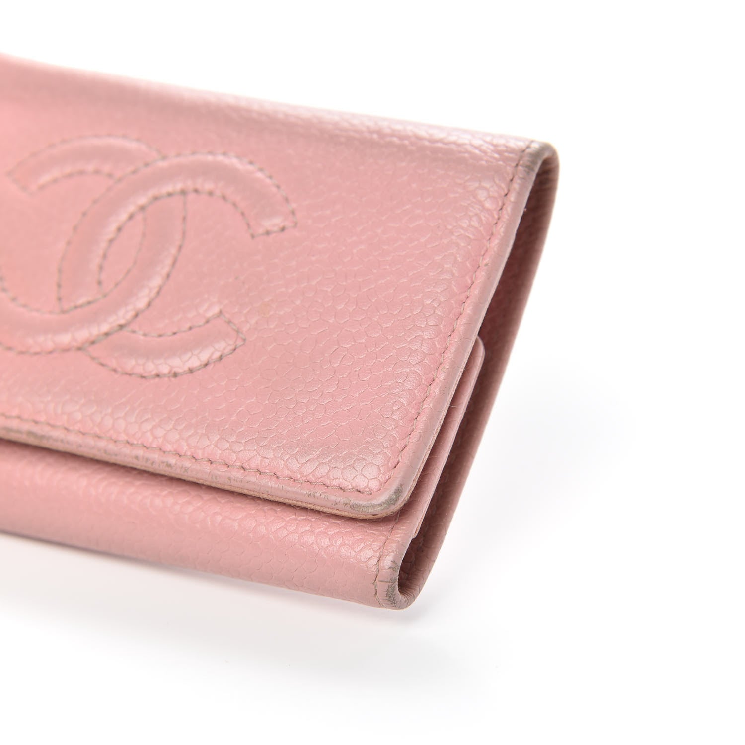 Chanel Caviar Timeless CC 6 Key Holder Case Pink 9 of 12