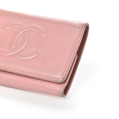 Chanel Caviar Timeless CC 6 Key Holder Case Pink 9 of 12