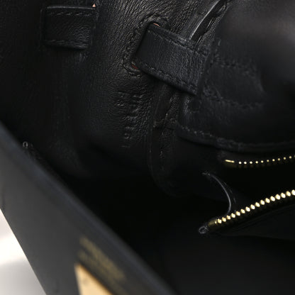 Hermes Swift Kelly Retourne 25 Black 7 of 12