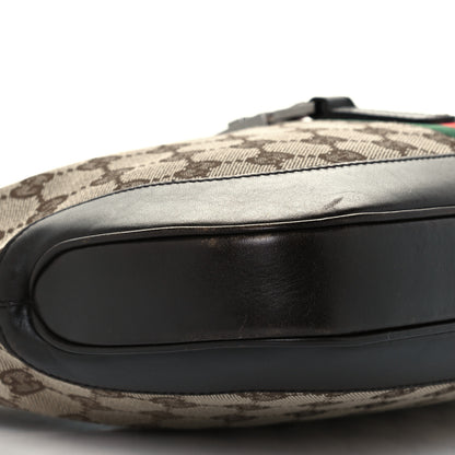Gucci Monogram Web Small Jackie O Hobo Dark Brown 9 of 10