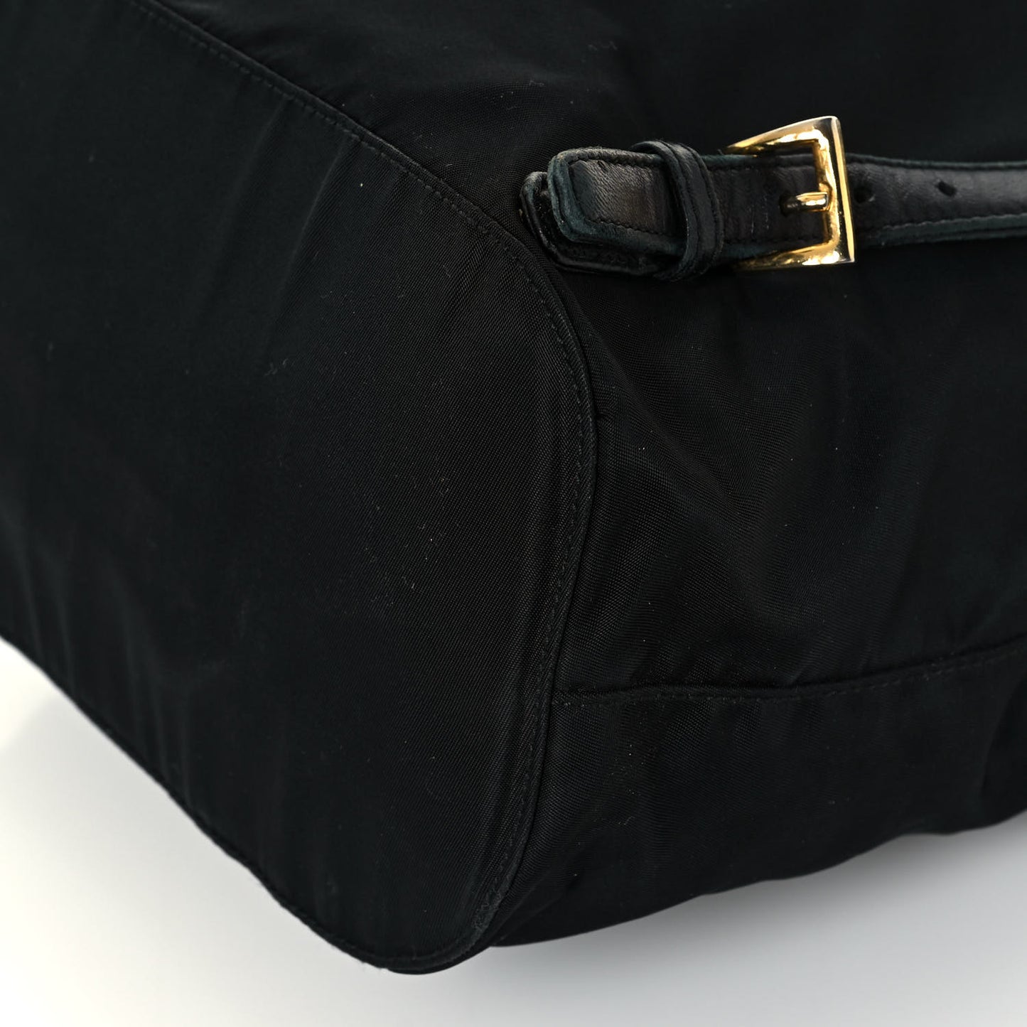 Tessuto Nylon Vela Chain Backpack Black
