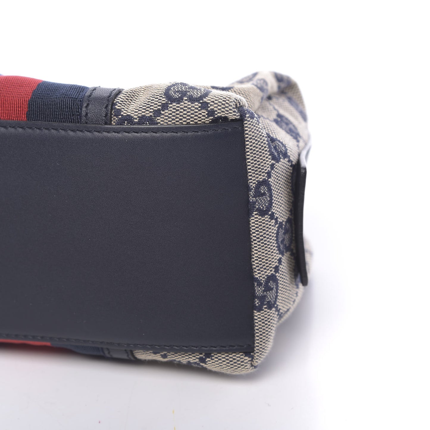 Monogram Web Small Cosmetic Case Navy