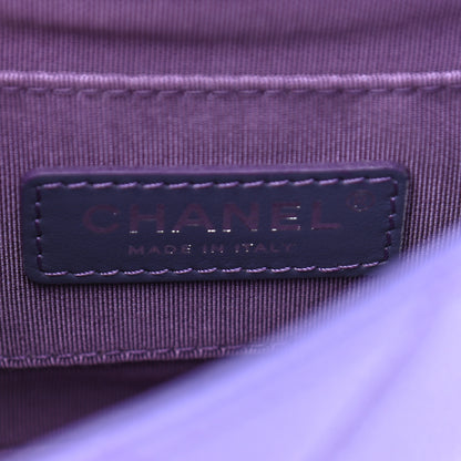 Chanel Caviar Quilted Incognito Mini Square Flap Purple 6 of 12