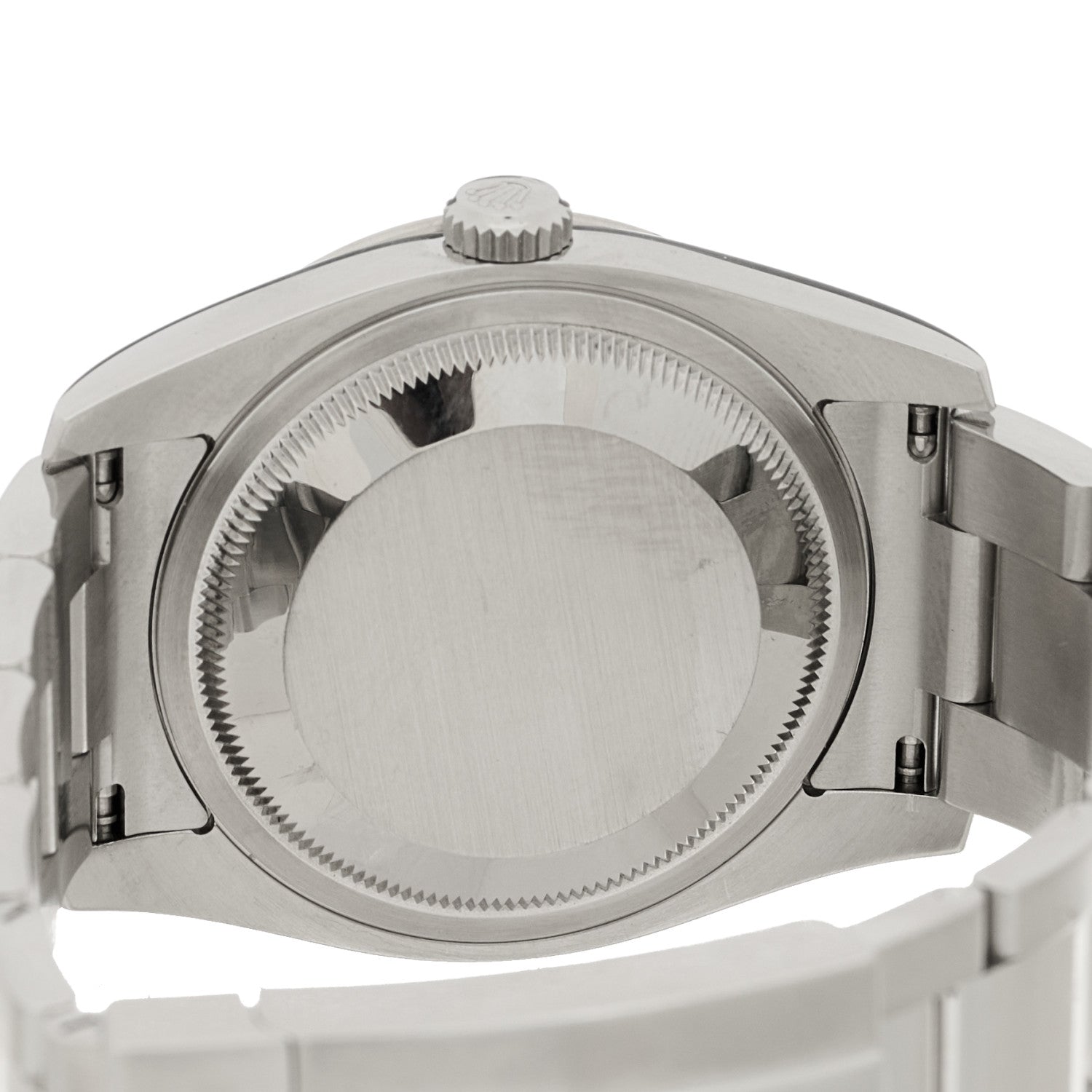 Rolex Stainless Steel 18K White Gold 36mm Oyster Perpetual Datejust Turn-O-Graph Watch White 116264 4 of 4