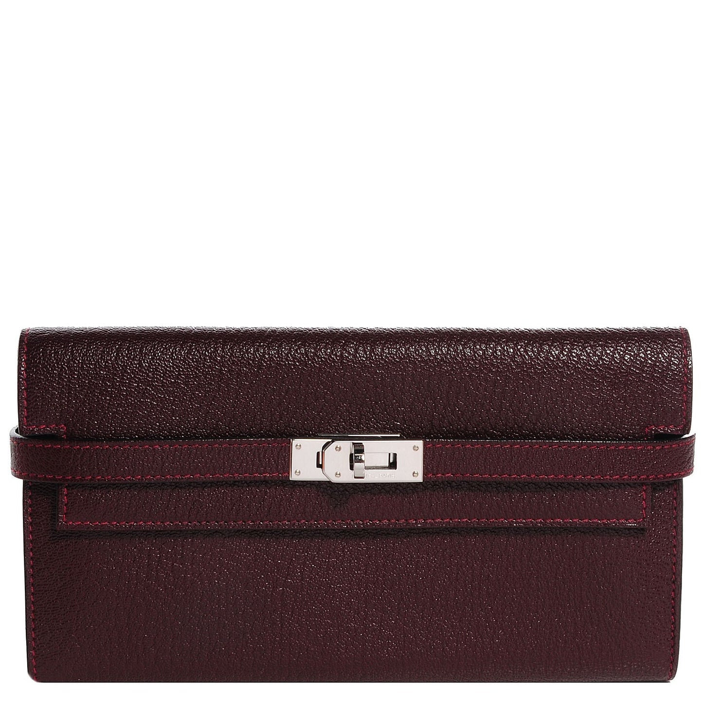 Chèvre Mysore Kelly Longue Wallet Prune