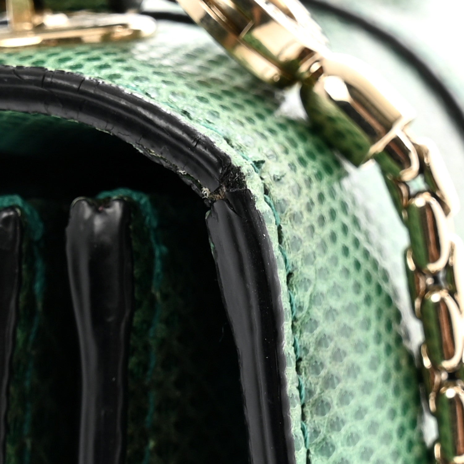 Bulgari Shiny Karung Serpenti Forever Top Handle Green 14 of 14