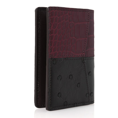 Louis Vuitton Ostrich Crocodile Pocket Organizer Red Black 3 of 8