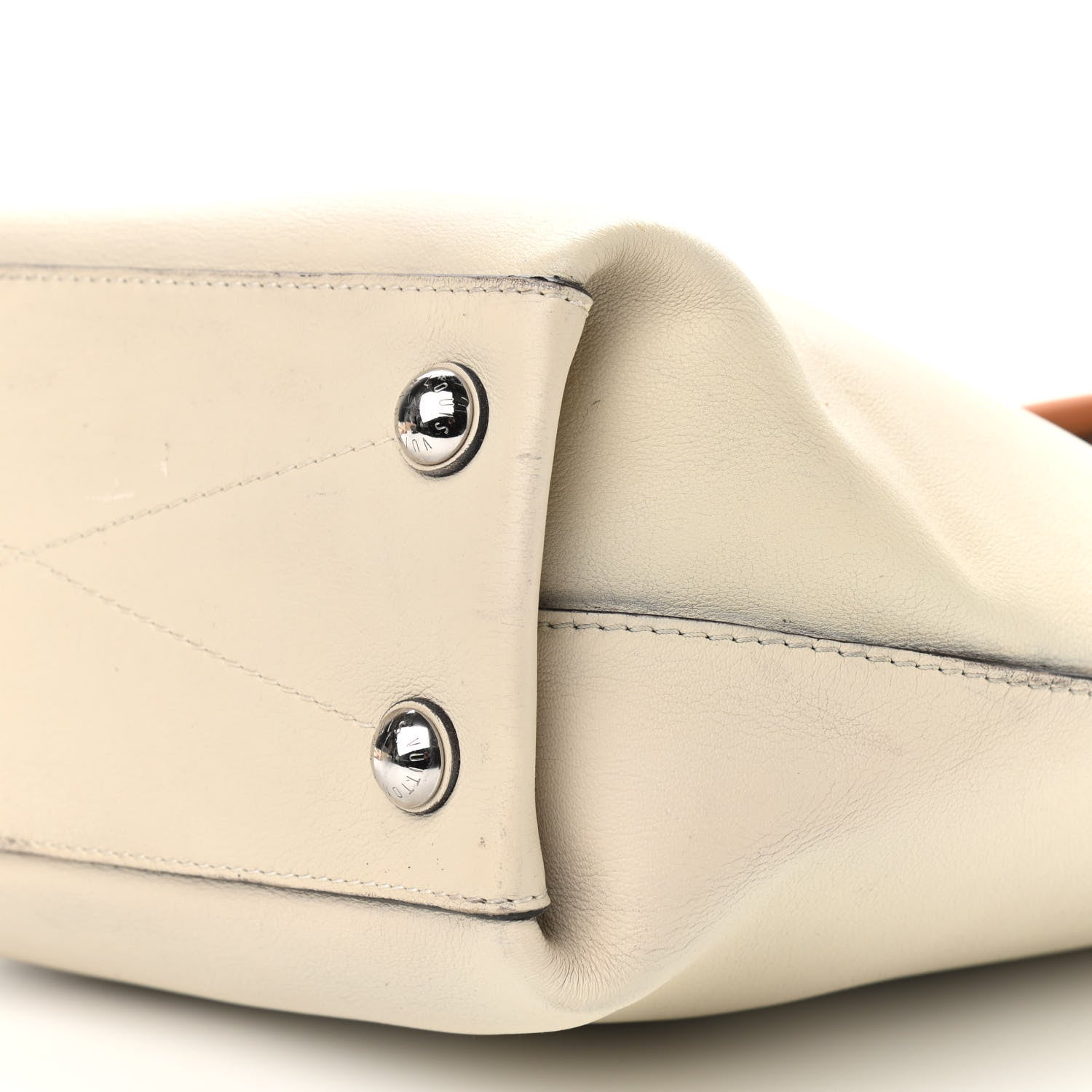 Louis Vuitton Veau Soie Calfskin Parnassea Bagatelle Hobo Blanc Casse 19 of 19