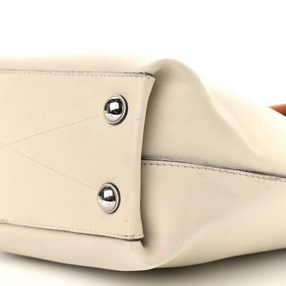 Louis Vuitton Veau Soie Calfskin Parnassea Bagatelle Hobo Blanc Casse 19 of 19