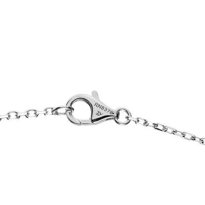 Cartier 18K White Gold Diamond Hearts and Symbols Necklace 5 of 7