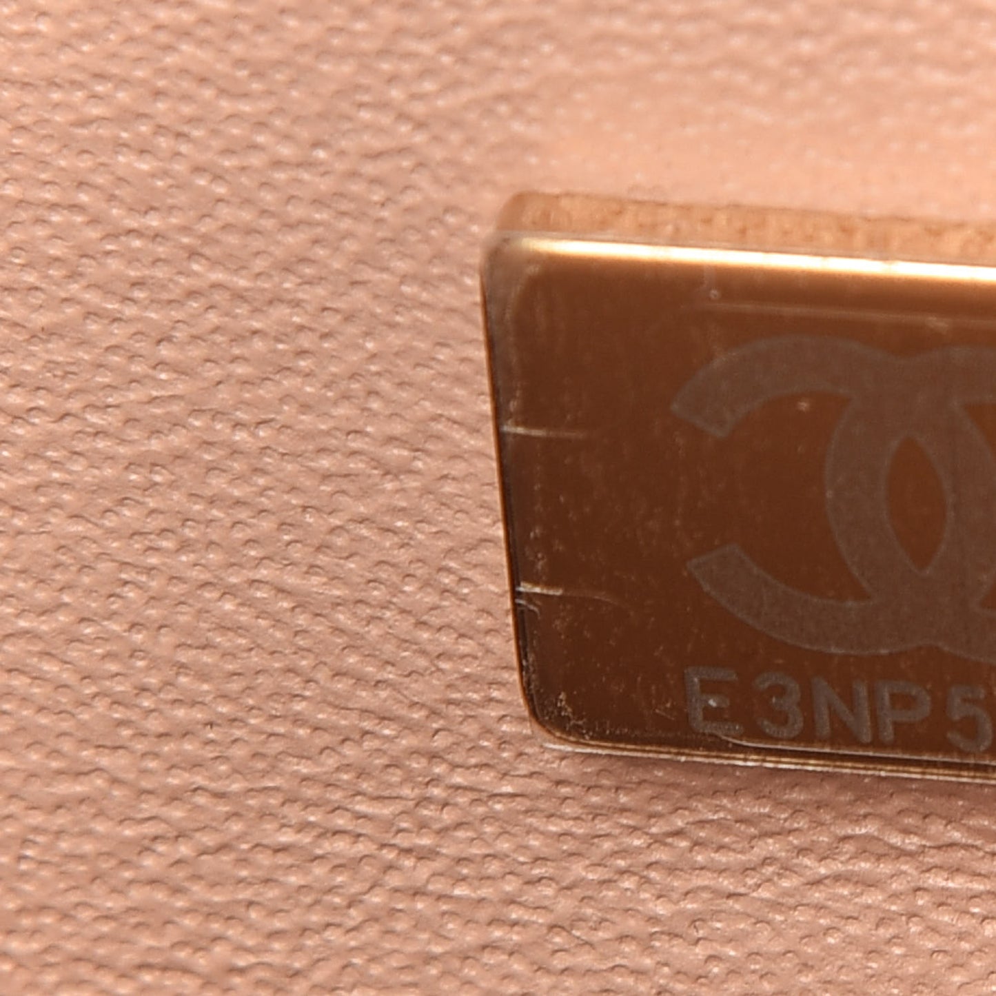 Lambskin Quilted Mini Top Handle Rectangular Flap Beige