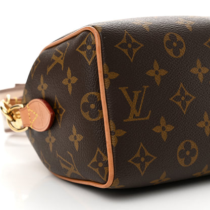 Louis Vuitton Monogram Speedy Bandouliere 20 Beige 7 of 9