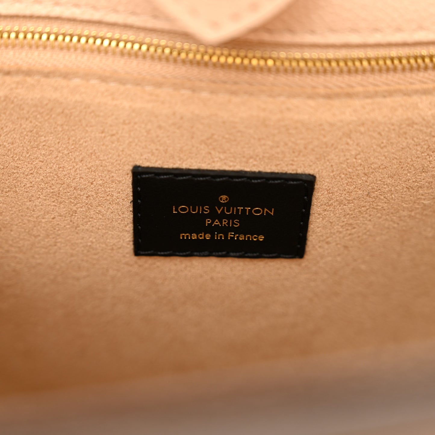 Calfskin Monogram On My Side MM Laurier Green Toffee Latte Beige