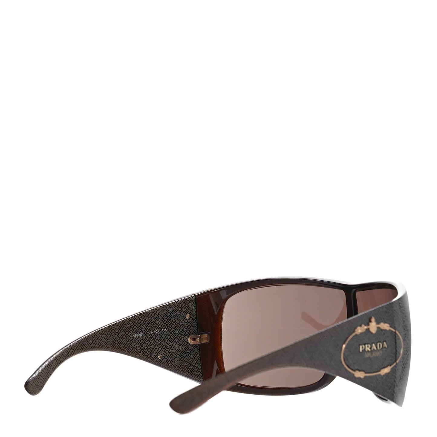 Acetate Shield Sunglasses SPR05H Brown