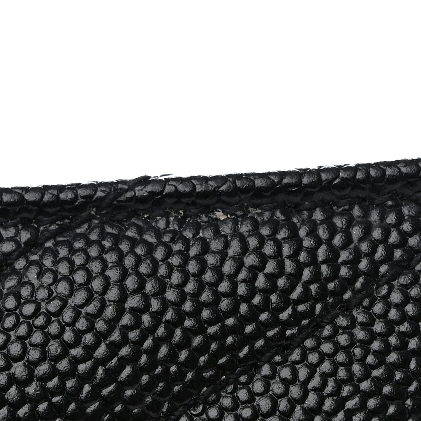 Grain De Poudre Matelasse Chevron Monogram Zipped Two-Part Wallet Black