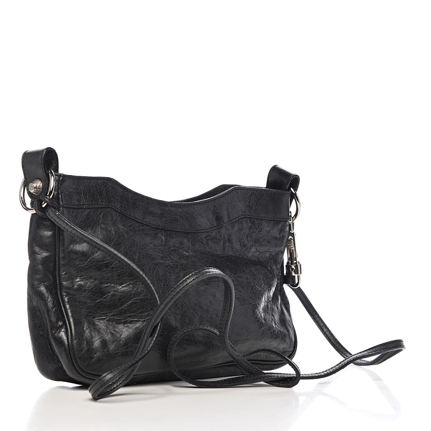 Balenciaga Agneau Giant 12 Silver Hardware Hip Black 3 of 13