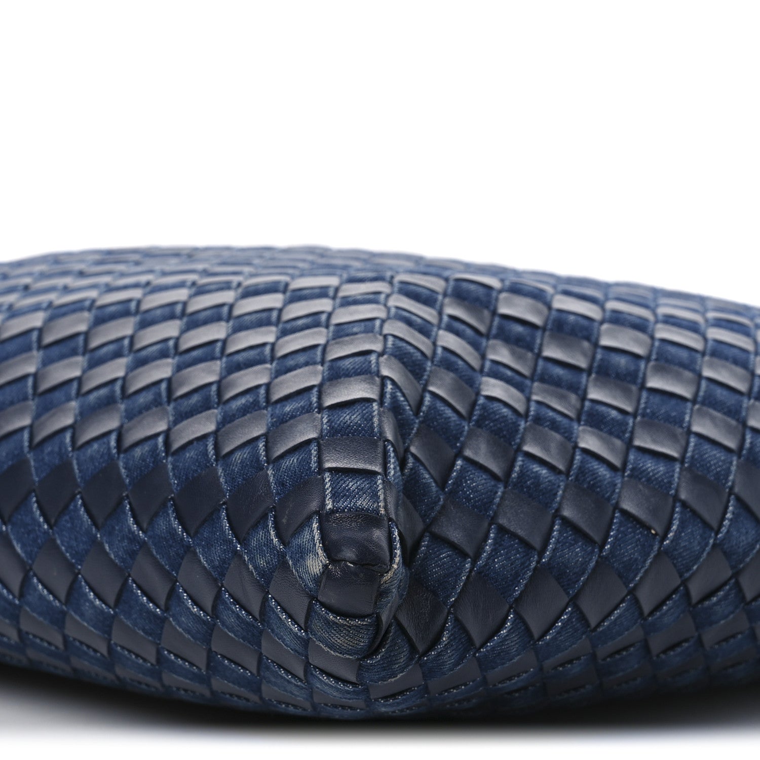Bottega Veneta Denim Nappa Intrecciato Large Hop Abyss Indigo 10 of 14