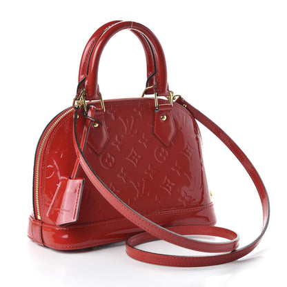 Louis Vuitton Vernis Alma BB Cherry 3 of 9