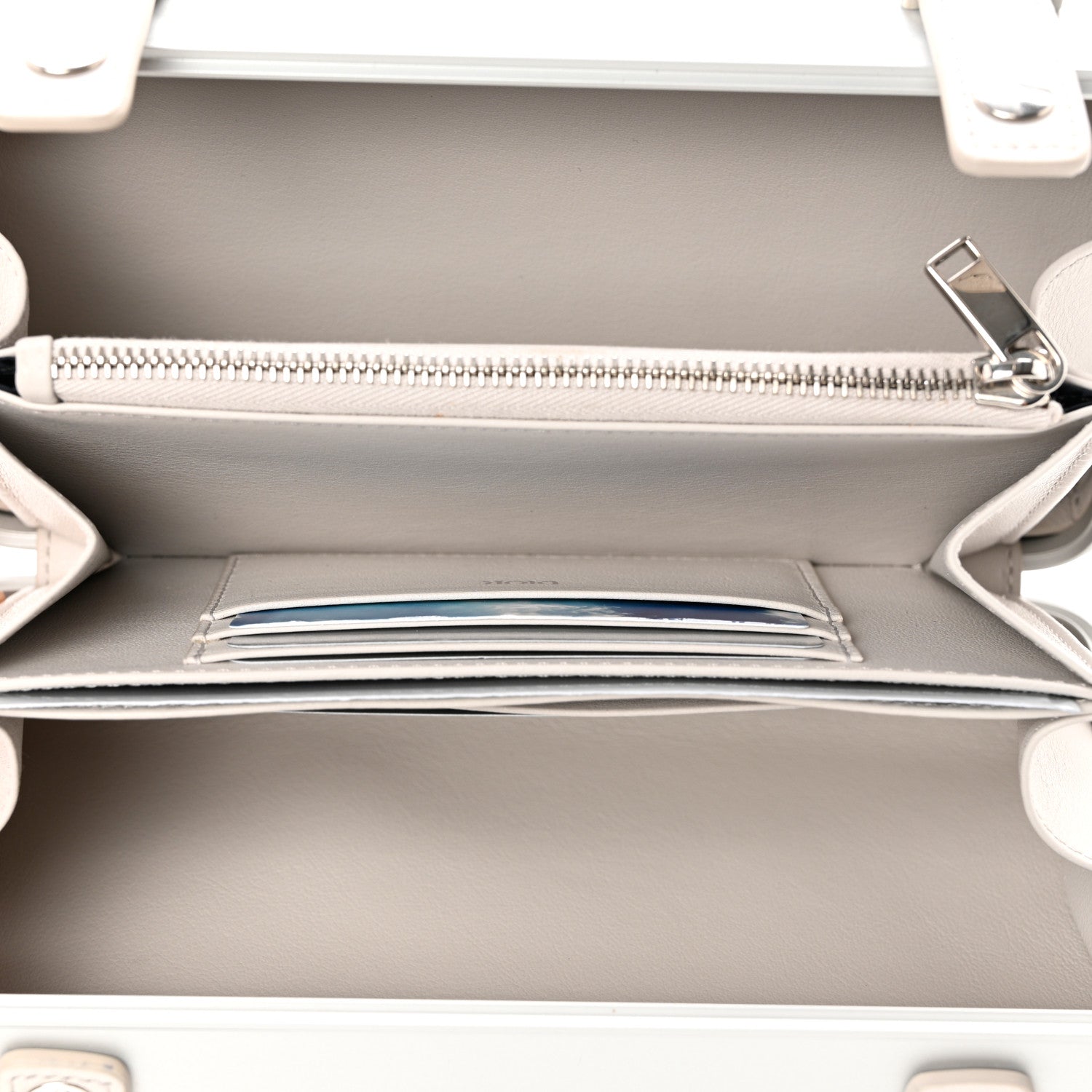 Christian Dior X RIMOWA Aluminum Personal Clutch On Strap Silver 5 of 9