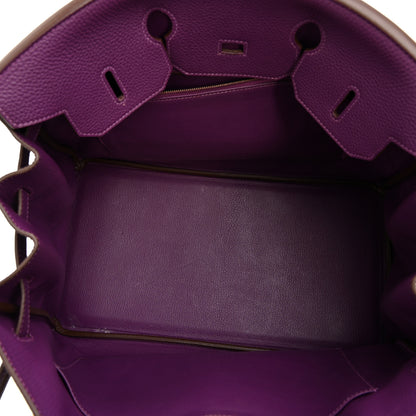 Hermes Togo Birkin 35 Anemone 5 of 11