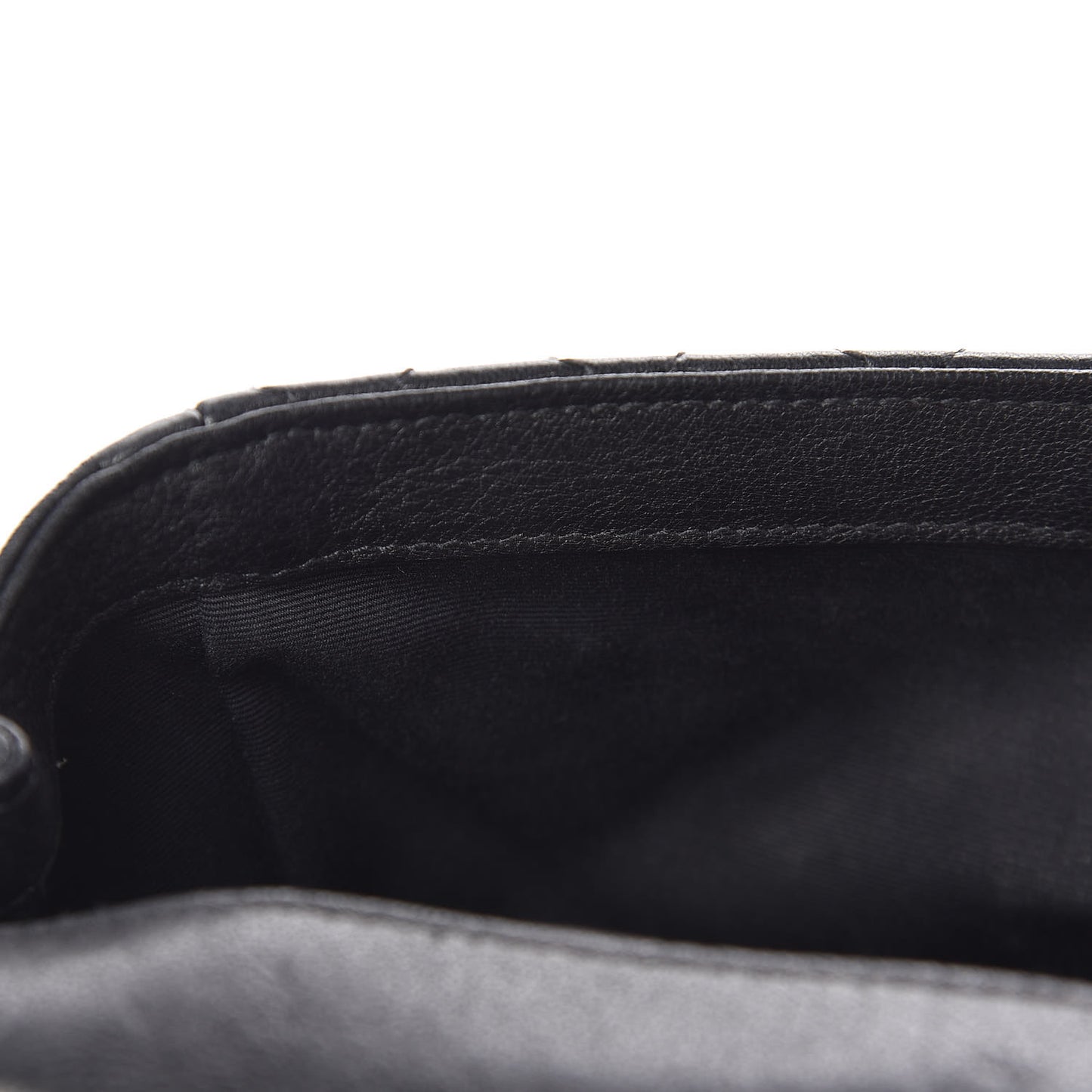 Sheepskin Tri-Quilt Monogram Medium College Bag Black