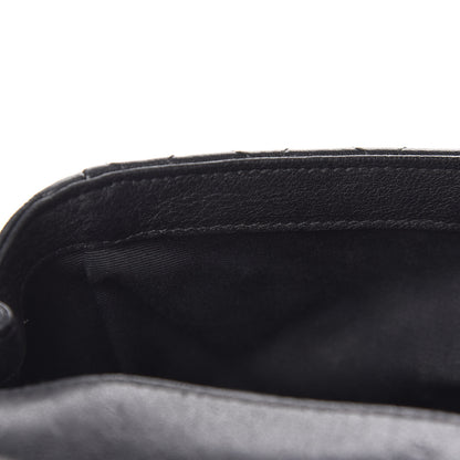 Saint Laurent Sheepskin Tri-Quilt Monogram Medium College Bag Black 12 of 18