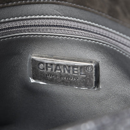 Chanel Python CC Square Flap Silver 6 of 7