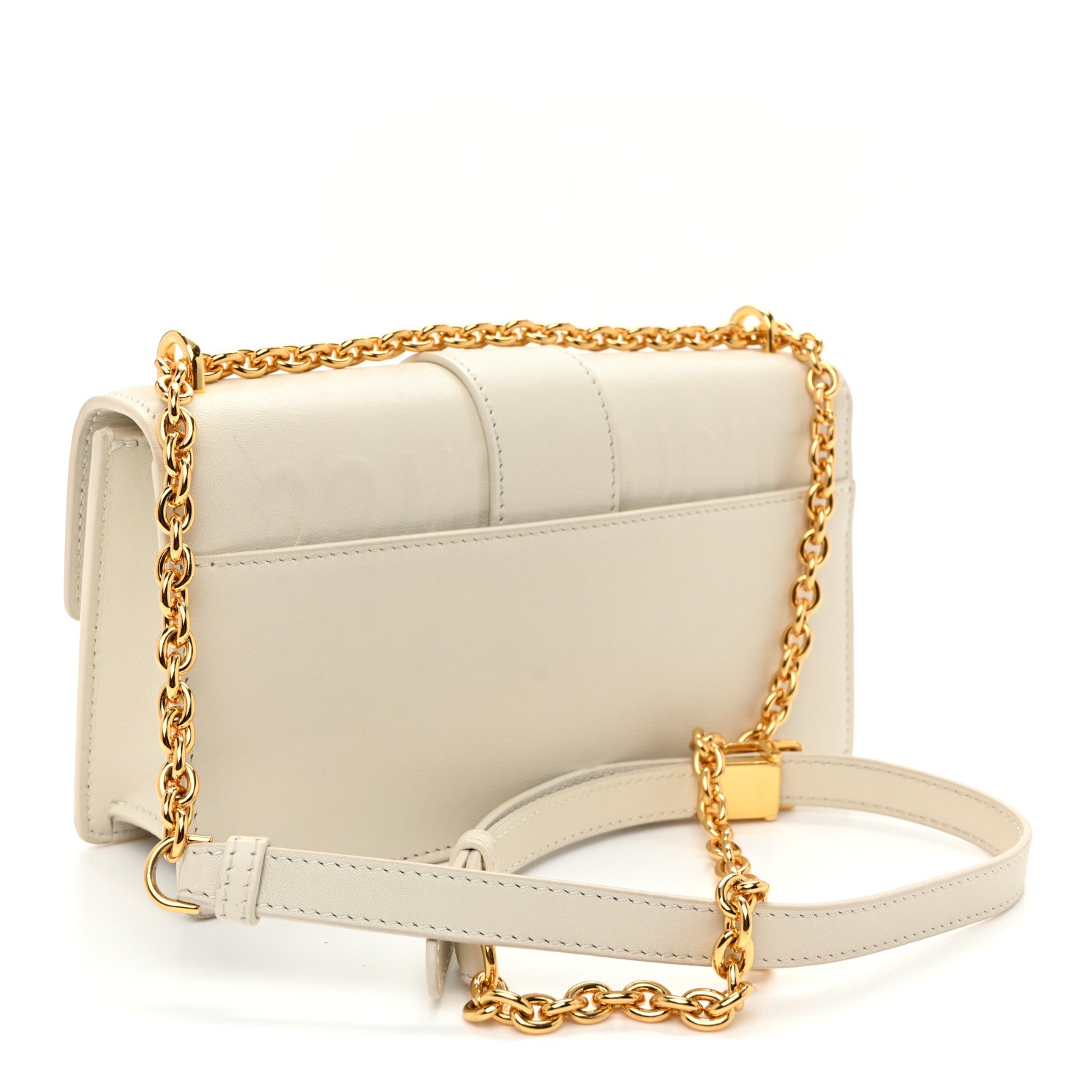 Christian Dior Calfskin 30 Montaigne East West Chain Flap Bag Off White 3 of 11