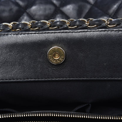 Chanel Calfskin Quilted Small Chain Me Tote Black 16 of 19