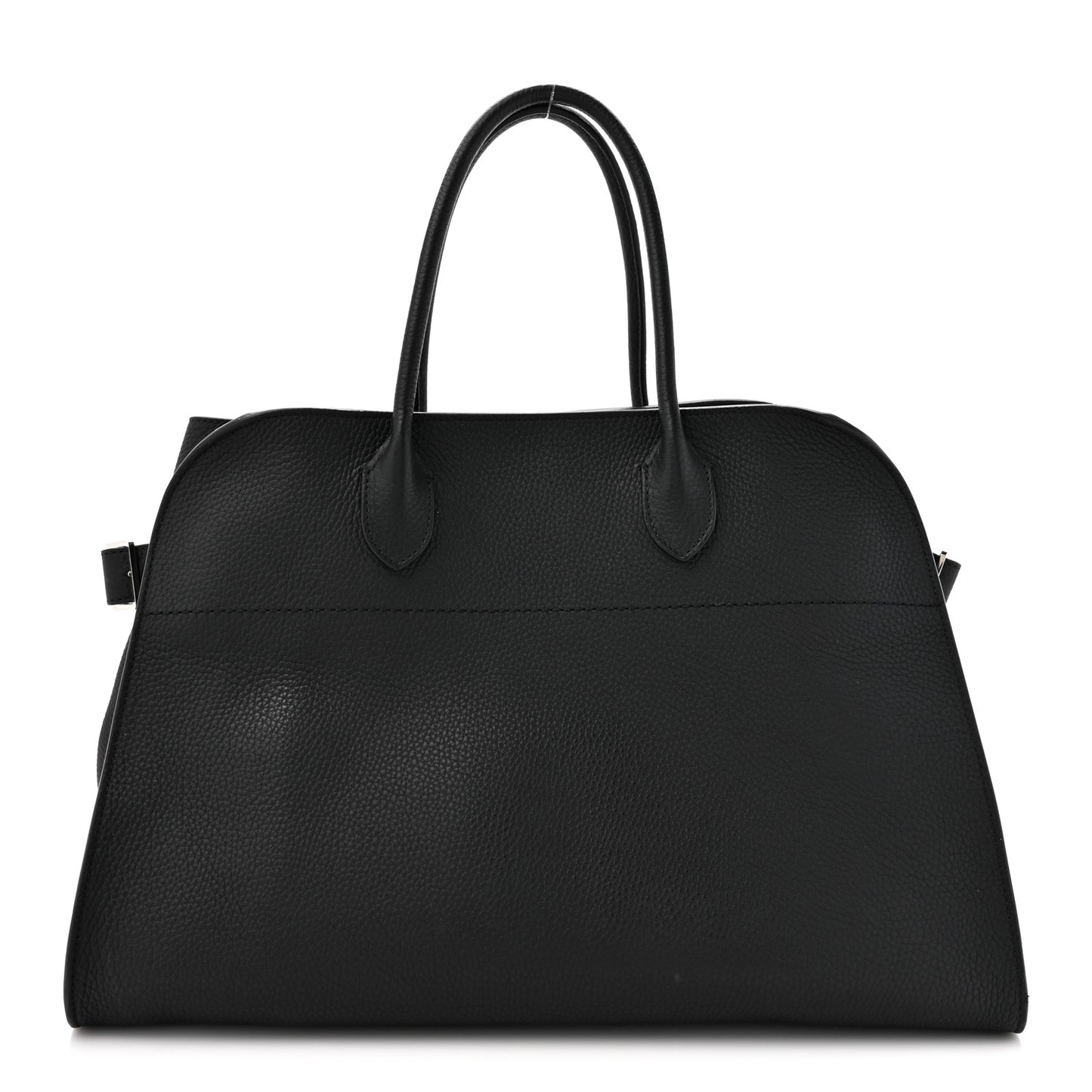 Matte Grained Calfskin Soft Margaux 15 Black