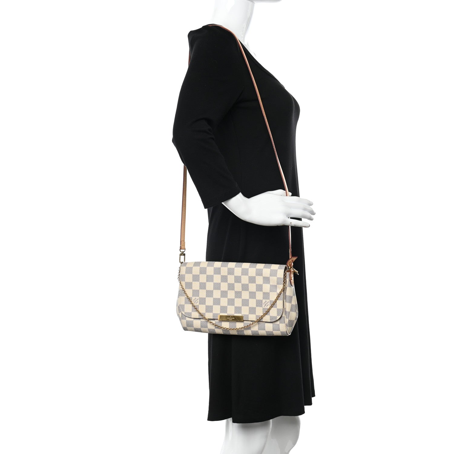 Louis Vuitton Damier Azur Favorite MM 2 of 10