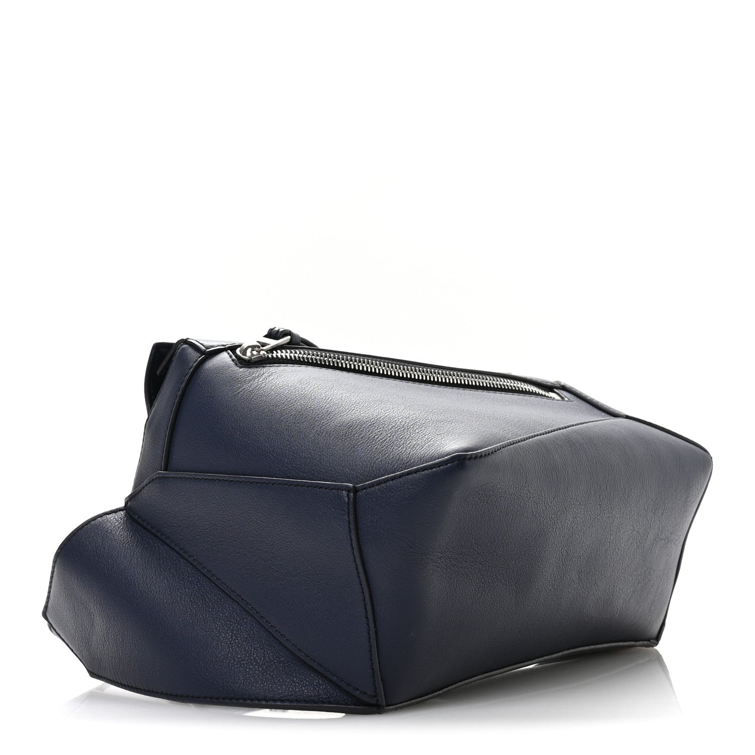 Loewe Calfskin Small Puzzle Edge Bumbag Navy Blue 4 of 10