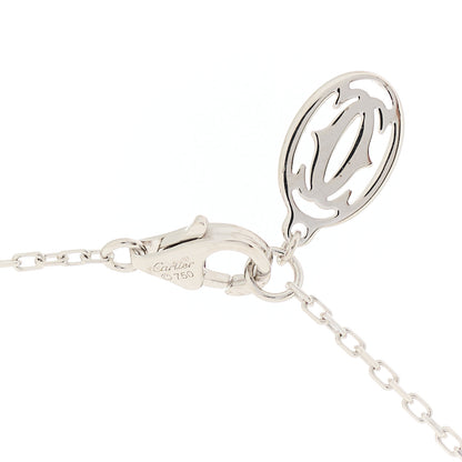 Cartier 18K White Gold Diamond SM D'Amour Pendant Necklace 4 of 6