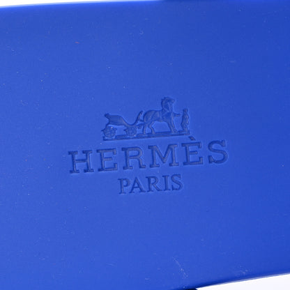 Hermes Rubber Womens Egerie Sandals 41 Bleu Outremer 8 of 9