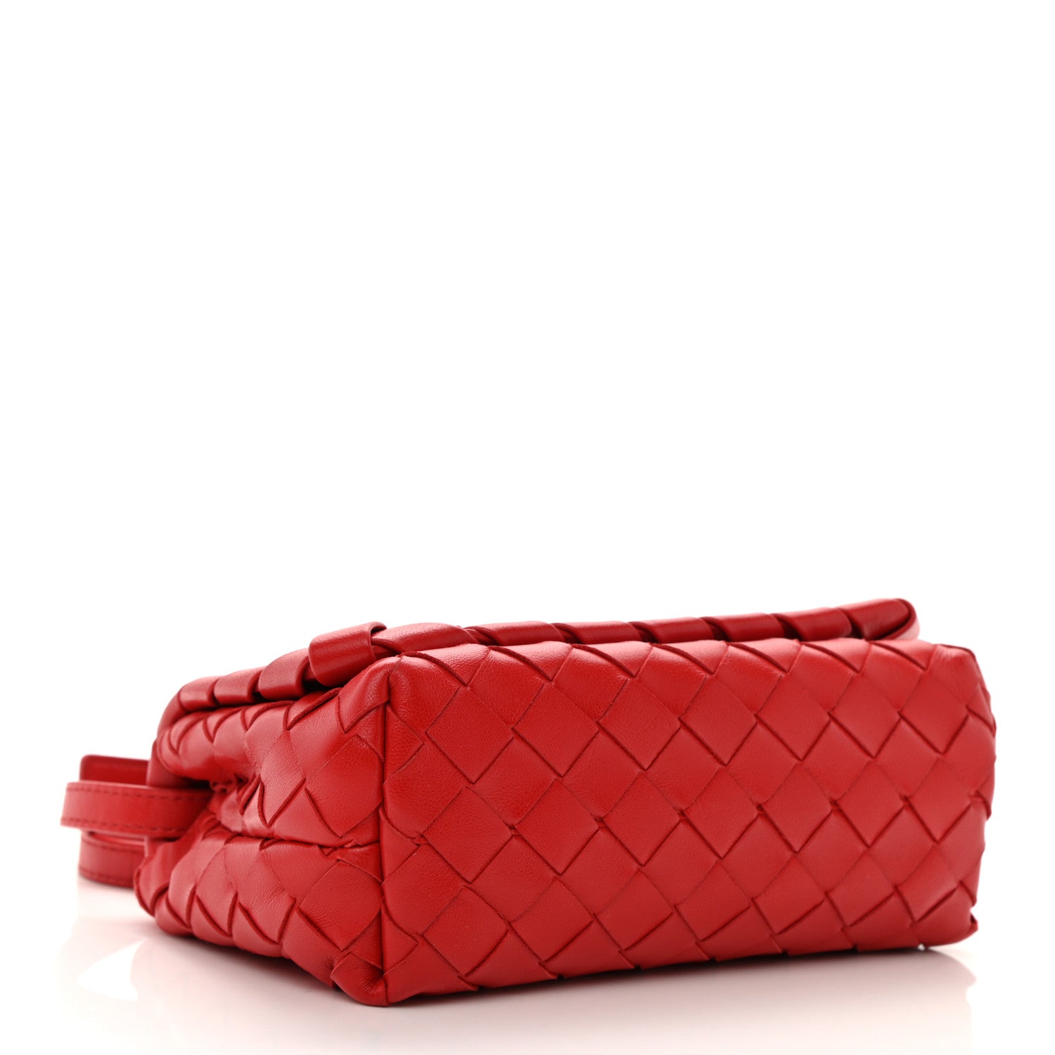 Bottega Veneta Nappa Intrecciato Mini Crossbody Red 4 of 10