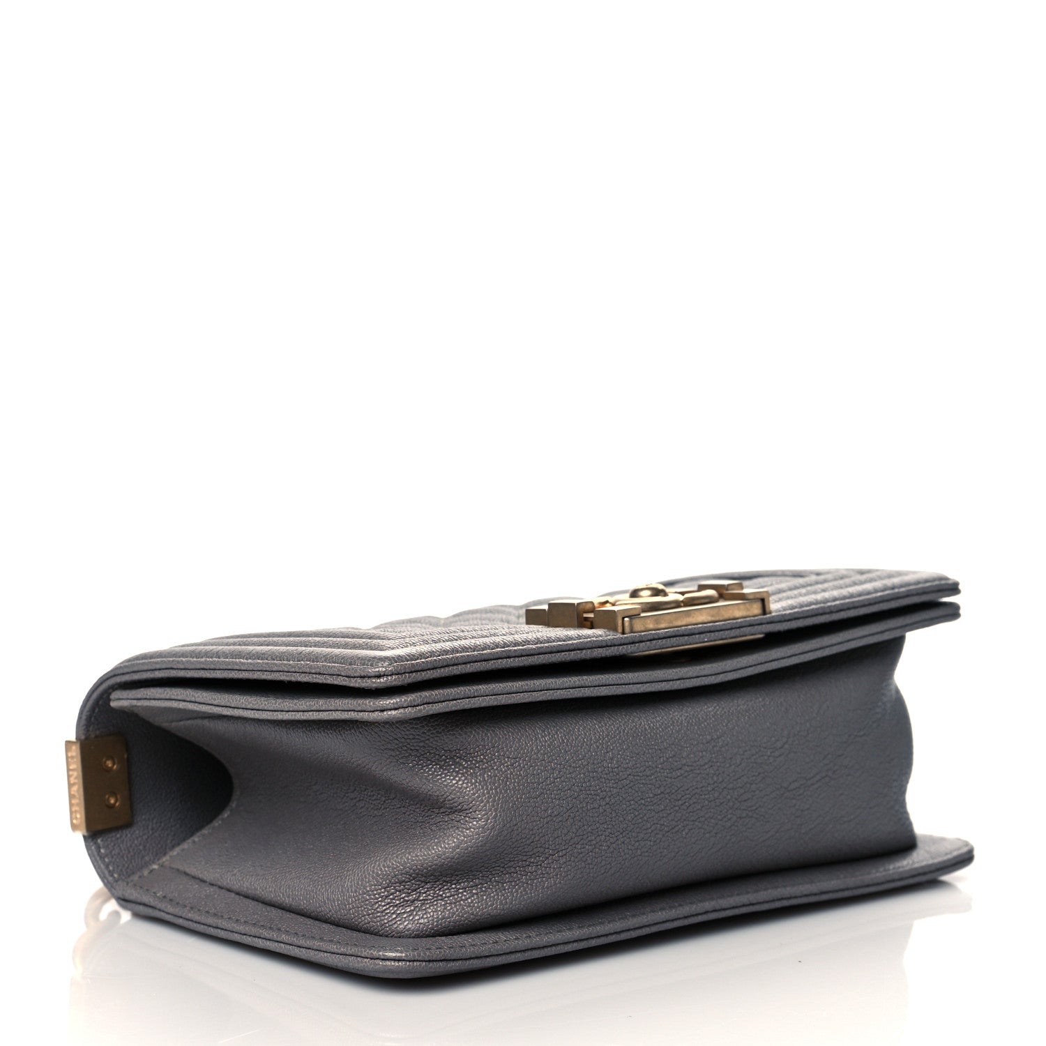 Chanel Iridescent Caviar Quilted Small Boy Flap Grey 4 of 10
