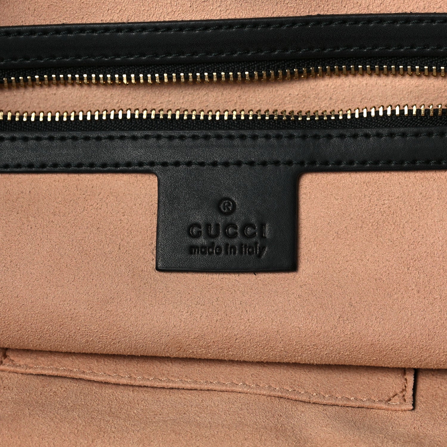 Gucci Soft GG Supreme Monogram Bees Medium Crossbody Tote Beige Oro Black 5 of 11