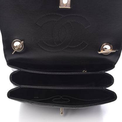 Chanel Lambskin Quilted Small Trendy CC Dual Handle Flap Bag Black 5 of 12