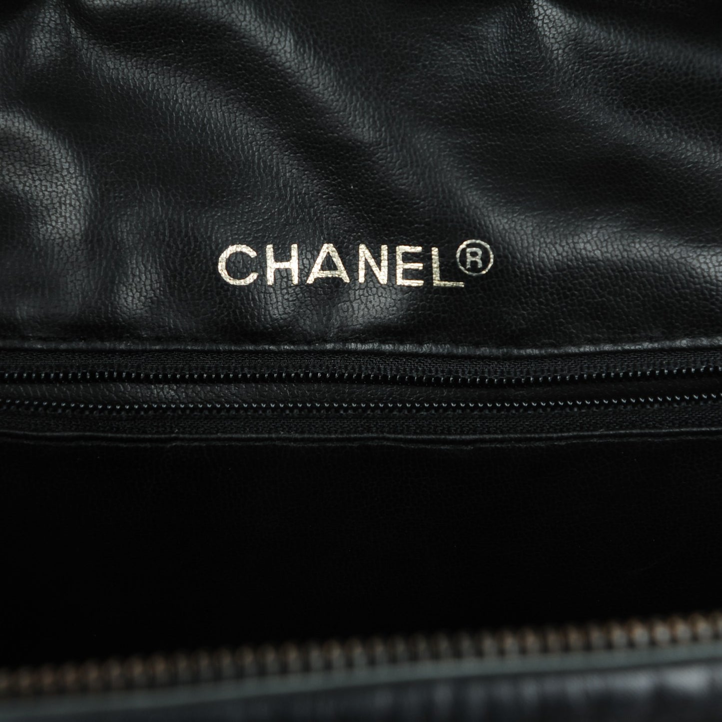 Lambskin Quilted Shoulder Bag Black