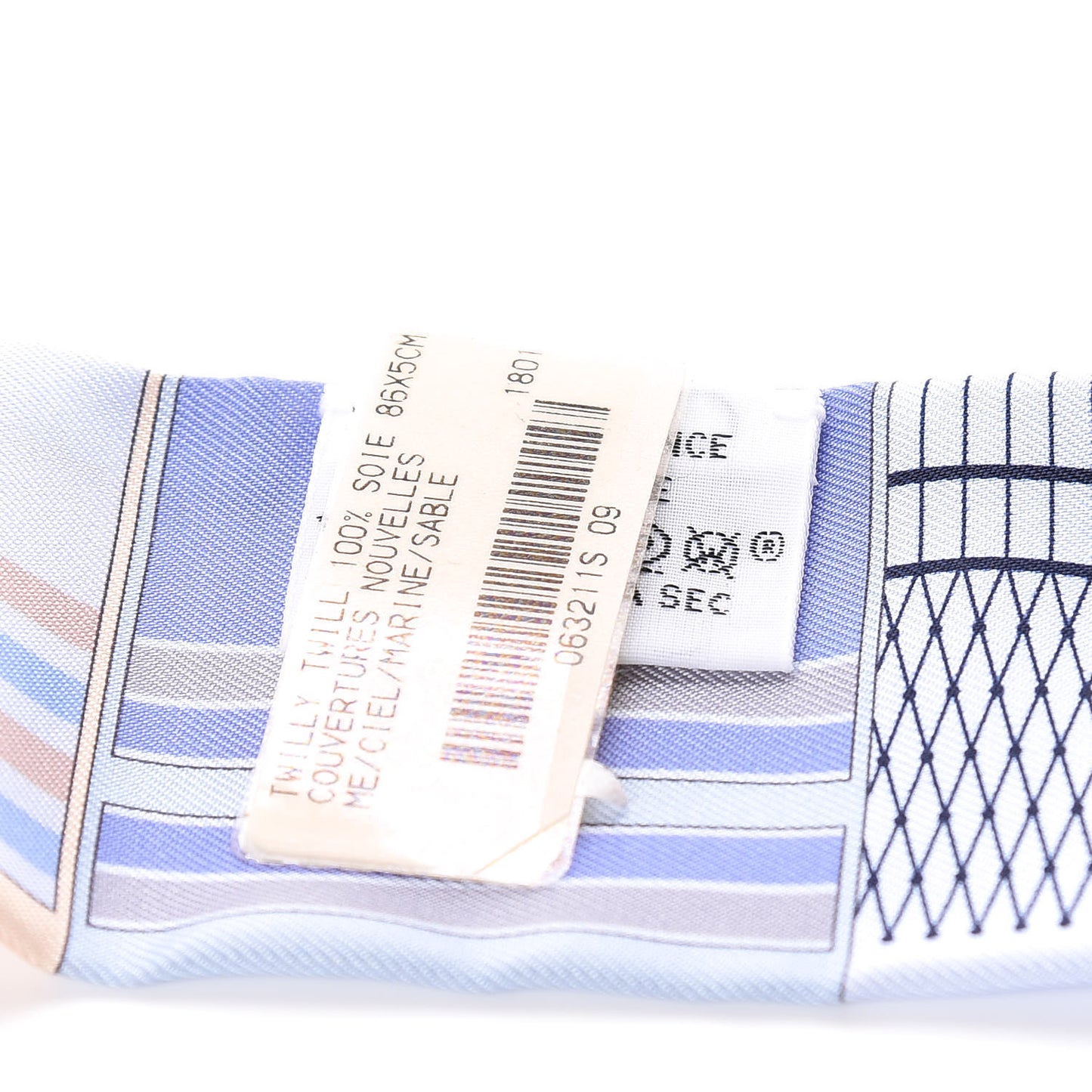 Silk Couvertures Nouvelles Twilly Ciel Marine Sable