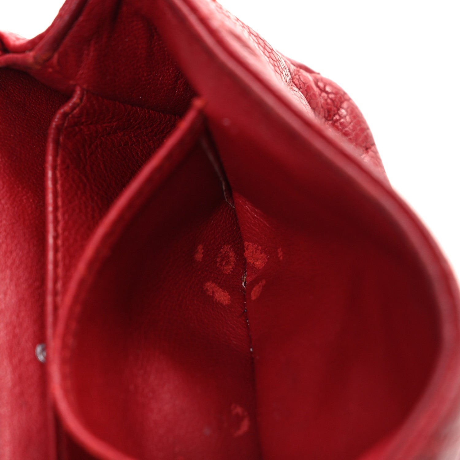 Chanel Caviar Quilted Extra Mini Flap Burgundy 12 of 14