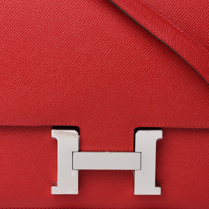 Hermes Epsom Constance 24 Rouge Casaque 10 of 13