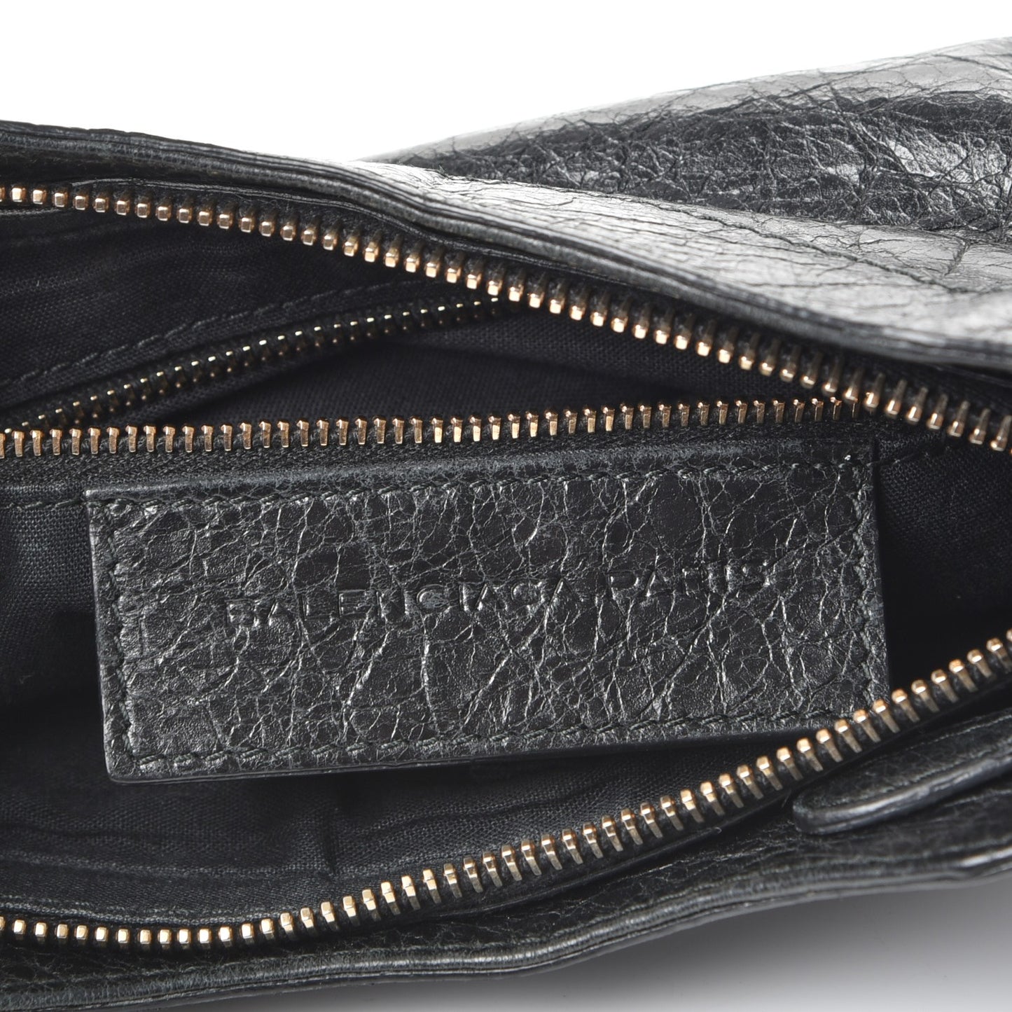 Agneau Giant 12 Rose Gold Hardware Hip Black
