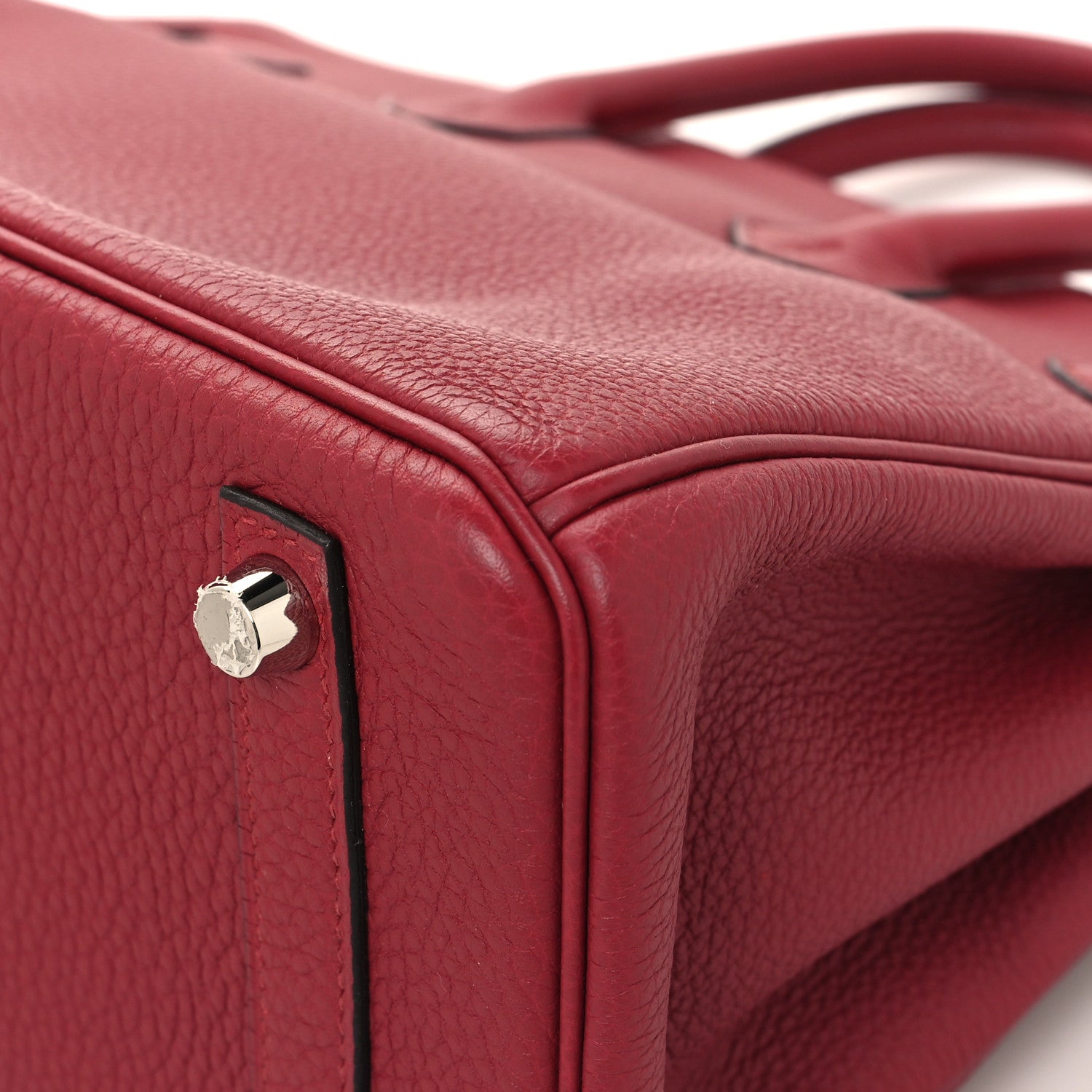 Hermes Togo Birkin 25 Rouge Grenat 12 of 13