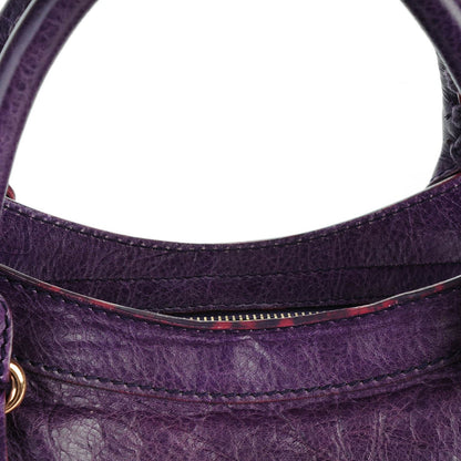 Balenciaga Agneau Giant 12 Rose Gold Hardware City Dark Violet 9 of 12