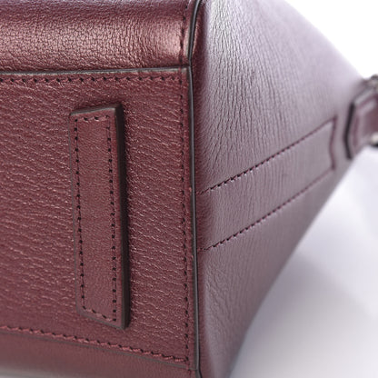 Givenchy Metallic Sugar Goatskin Mini Antigona Oxblood 11 of 11