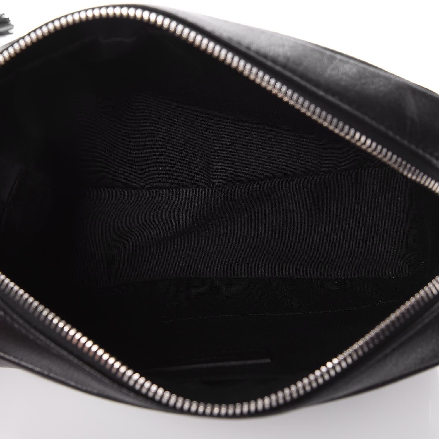 Saint Laurent Lambskin Monogram Small Lou Camera Bag Black 5 of 7