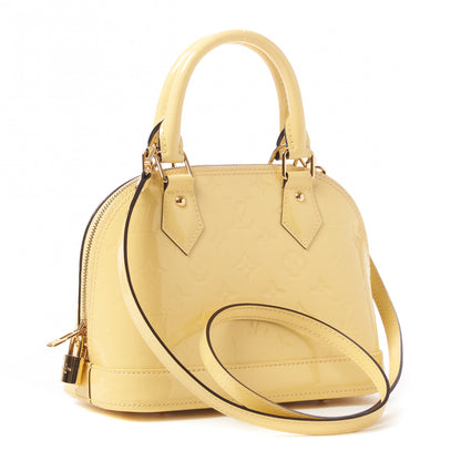 Louis Vuitton Vernis Alma BB Citrine 3 of 8