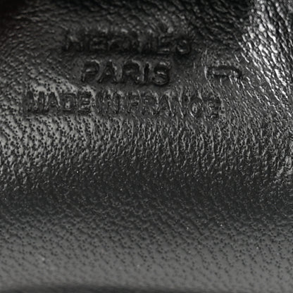 Hermes Milo Lambskin Lizard Touch Grigri Rodeo Horse Bag Charm So Black 3 of 5