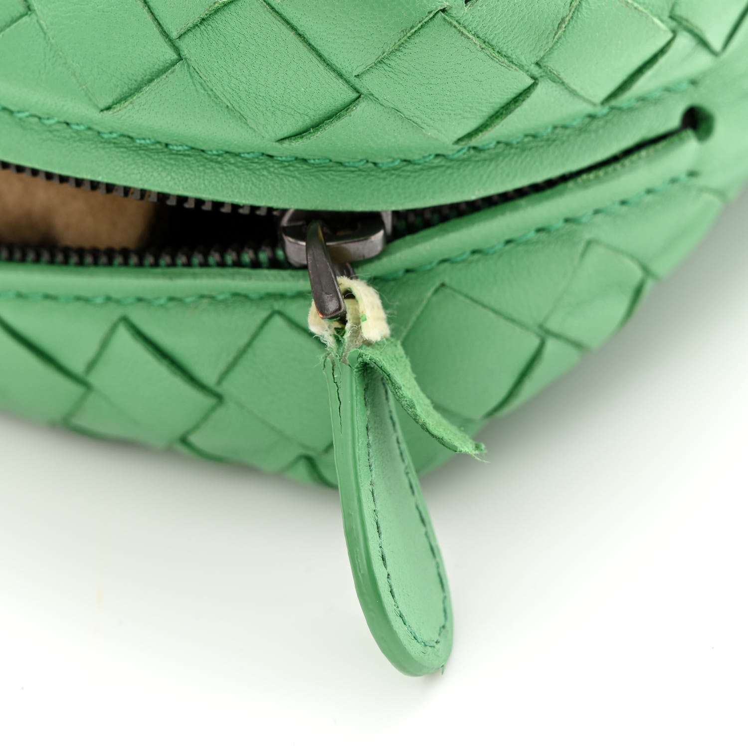 Bottega Veneta Nappa Intrecciato Mini Chain Messenger Green 14 of 14